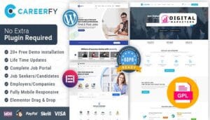 Careerfy Job Board WordPress Theme v9.9.9 [GPL]