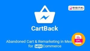 CartBack  WooCommerce Abandoned Cart & Remarketing in Facebook Messenger v3 [GPL]