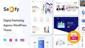 Caspiar | Digital Marketing & Agency WordPress Theme v1.3 [GPL]