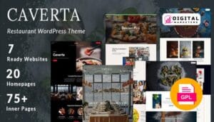 Caverta Fine Dining Restaurant WordPress Theme v1.4.2 [GPL]