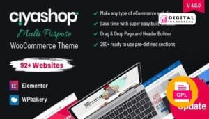 CiyaShop Responsive Multi-Purpose WooCommerce WordPress Theme v4.12.1 [GPL]