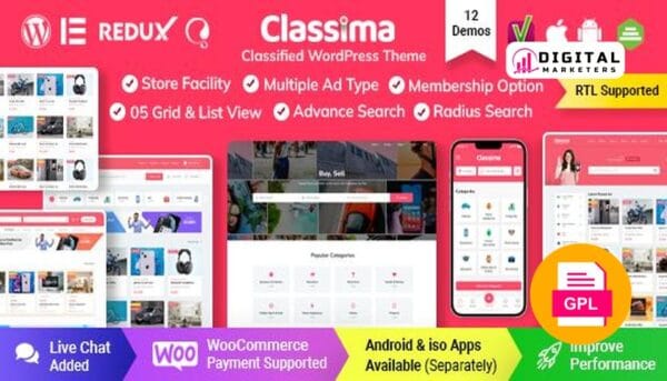 Classima Classified Ads WordPress Theme v2.11.0 [GPL]