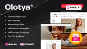 Clotya Fashion Store eCommerce Theme v1.4.1 [GPL]