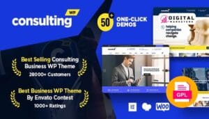 Consulting Business Finance WordPress Theme v6.6.6 [GPL]