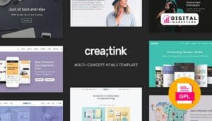 Creatink MultiConcept Responsive WordPress Theme v1.0.7 [GPL]