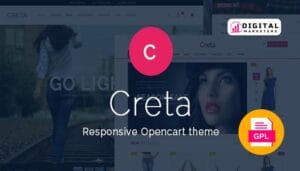 Creta Flower Shop WooCommerce WordPress Theme v5.8 [GPL]