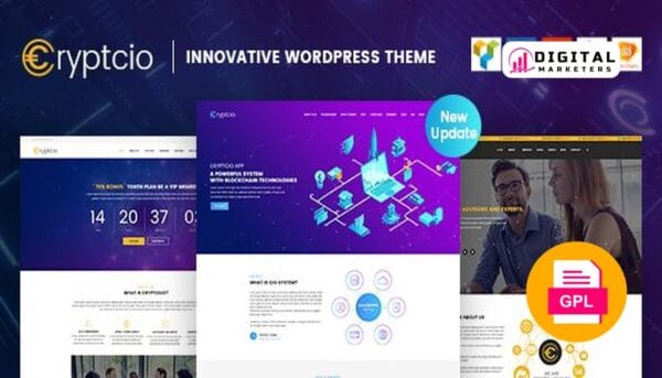 Cryptcio Innovative WordPress Theme v1.6.7 [GPL]