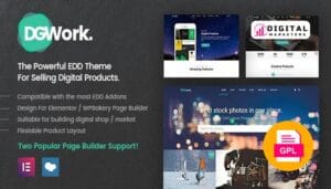 DGWork Business Theme For Easy Digital Downloads v1.8.8 [GPL]