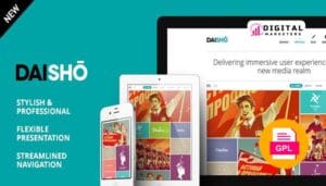 Daiquiri Bartender Services & Catering Cocktail WordPress Theme v1.2.0 [GPL]