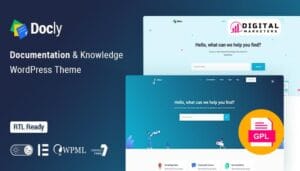 Docly Documentation And Knowledge Base WordPress Theme with bbPress Helpdesk Forum v2.1.4 [GPL]