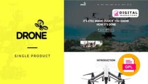 Drone Single Product WordPress Theme v1.29 [GPL]
