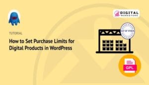 Easy Digital Downloads Purchase Limit Addon v1.2.23 [GPL]