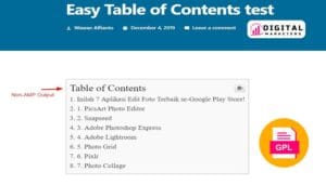 Easy Table of Contents for AMP v1.0.5 [GPL]