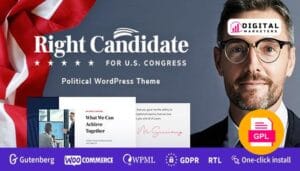 Election Political WordPress Theme v1.23 [GPL]