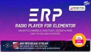 Erplayer | Radio Player for Elementor v1.0.4 [GPL]