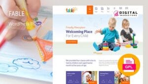 Fable Children Kindergarten WordPress Theme v4.3 [GPL]