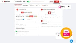 Facebook Customer Chat  Customizable Live Chat For WordPress v1.1.3 [GPL]