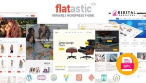 Flatastic Versatile Multi Vendor WordPress Theme v1.8.8 [GPL]