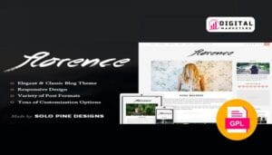 Florence A Responsive WordPress Blog Theme v1.4.1 [GPL]