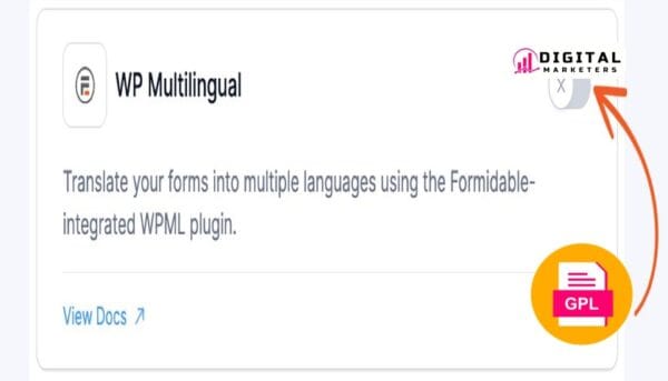 Formidable Forms  WPML Multilingual v1.12 [GPL]