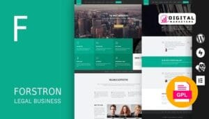 Forstron Legal Business WordPress Theme v2.1.5 [GPL]