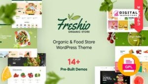 Freshio Organic & Food Store WordPress Theme v2.2.0 [GPL]