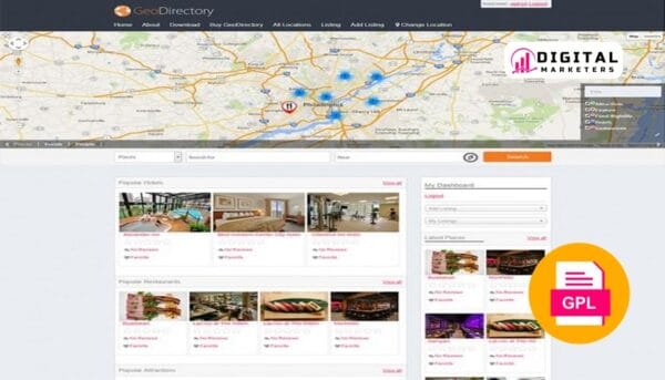 GeoDirectory Dashboard v0.0.1 [GPL]
