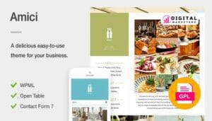 Gustablo | Restaurant & Cafe Responsive WordPress v1.19 [GPL]