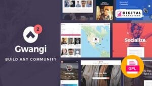 Gwangi PRO Multi-Purpose Membership, Social Network BuddyPress Community Theme v2.4.1 [GPL]