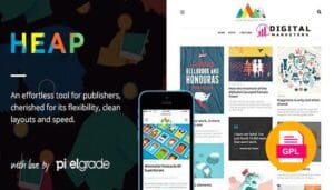 HEAP A Snappy Responsive WordPress Blog Theme v1.10.1 [GPL]