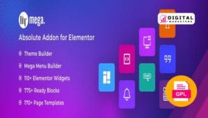 HT Mega Pro  Absolute Addons for Elementor Page Builder v2.0.8 [GPL]