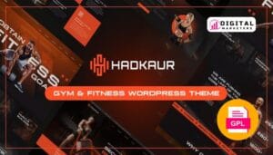 Hadkaur Fitness and Gym WordPress Theme v1 [GPL]