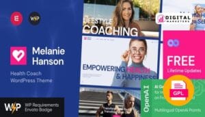 Health Coach Blog & Lifestyle Magazine WordPress Theme v1.2 [GPL]