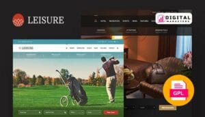 Hotel WordPress Theme | Hotel Leisure v2.1.22 [GPL]