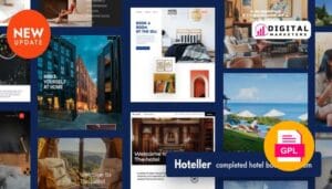 Hoteller Booking WordPress v6.8.5 [GPL]