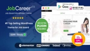 JobCareer | Job Board Responsive WordPress Theme v6.4 [GPL]