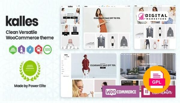Kalles Versatile Elementor WooCommerce Theme v1.1.7.1 [GPL]