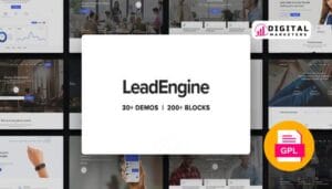 LeadEngine Multi-Purpose WordPress Theme with Page Builder v3.6 [GPL]