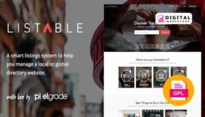 Listable A Friendly Directory WordPress Theme v1.15.6 [GPL]