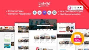 Listygo Directory & Listing WordPress Theme v1.3.12 [GPL]