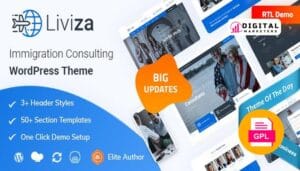 Liviza Immigration Consulting WordPress Theme v3.3 [GPL]