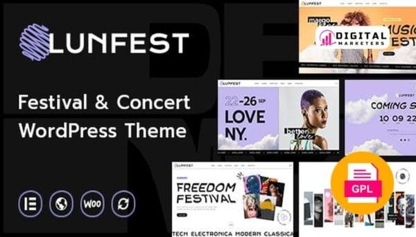 Lunfest Festival & Concert WordPress Theme v1.0.3 [GPL]