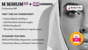 MINIMUM Professional WordPress Theme v4.1 [GPL]
