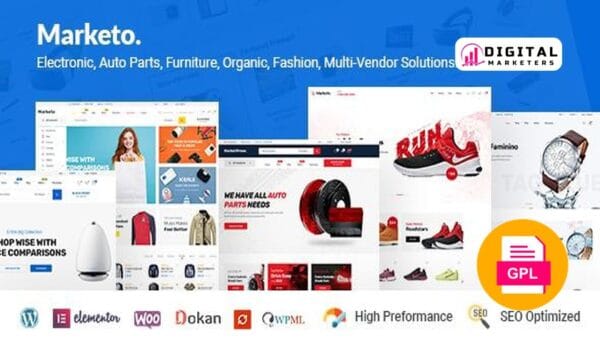 Marketica | eCommerce and Marketplace | WooCommerce WordPress Theme v4.6.5 [GPL]