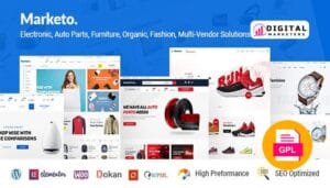 Marketo eCommerce & Multivendor Marketplace Woocommerce WordPress Theme v5.2.2 [GPL]