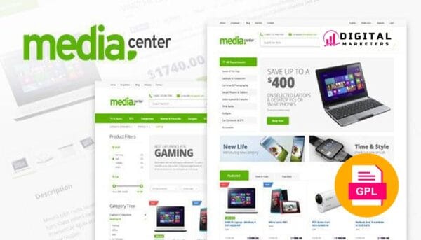 MediaCenter Electronics Store WooCommerce Theme v2.7.20 [GPL]