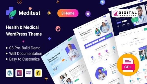 Meditest Health Care Medical & Hospital Theme vN/A [GPL]