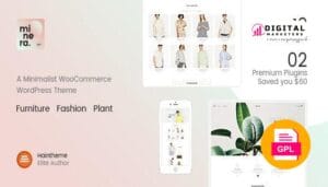 Minera Minimalist WooCommerce WordPress Theme v2.9.5 [GPL]