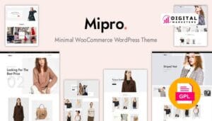Mipro Minimal WooCommerce WordPress Theme v1.2.7 [GPL]