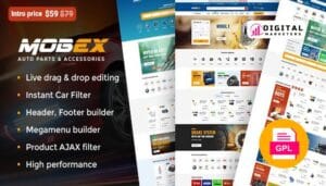 Mobex Auto Parts WordPress Theme v2.9 [GPL]
